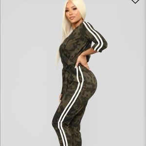 Camouflage jumpsuit